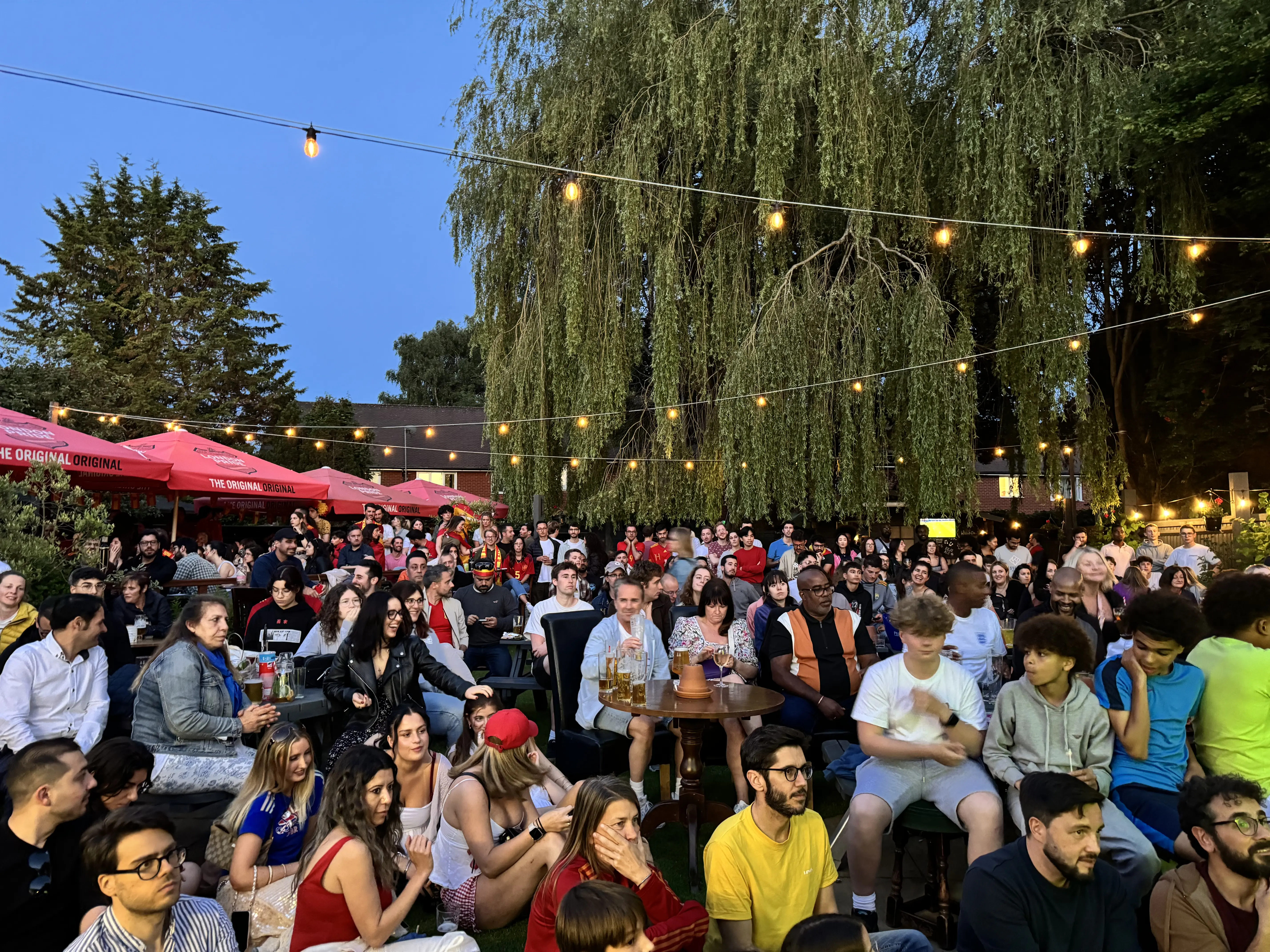 The Marsh Harrier beer garden