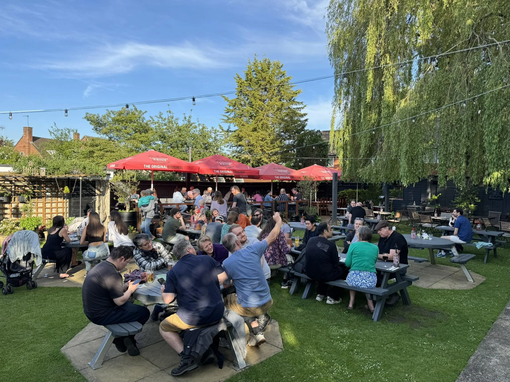 The Marsh Harrier beer garden